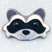 Load image into Gallery viewer, Raccoon Hugs - Essential Oil Diffuser Plushie
