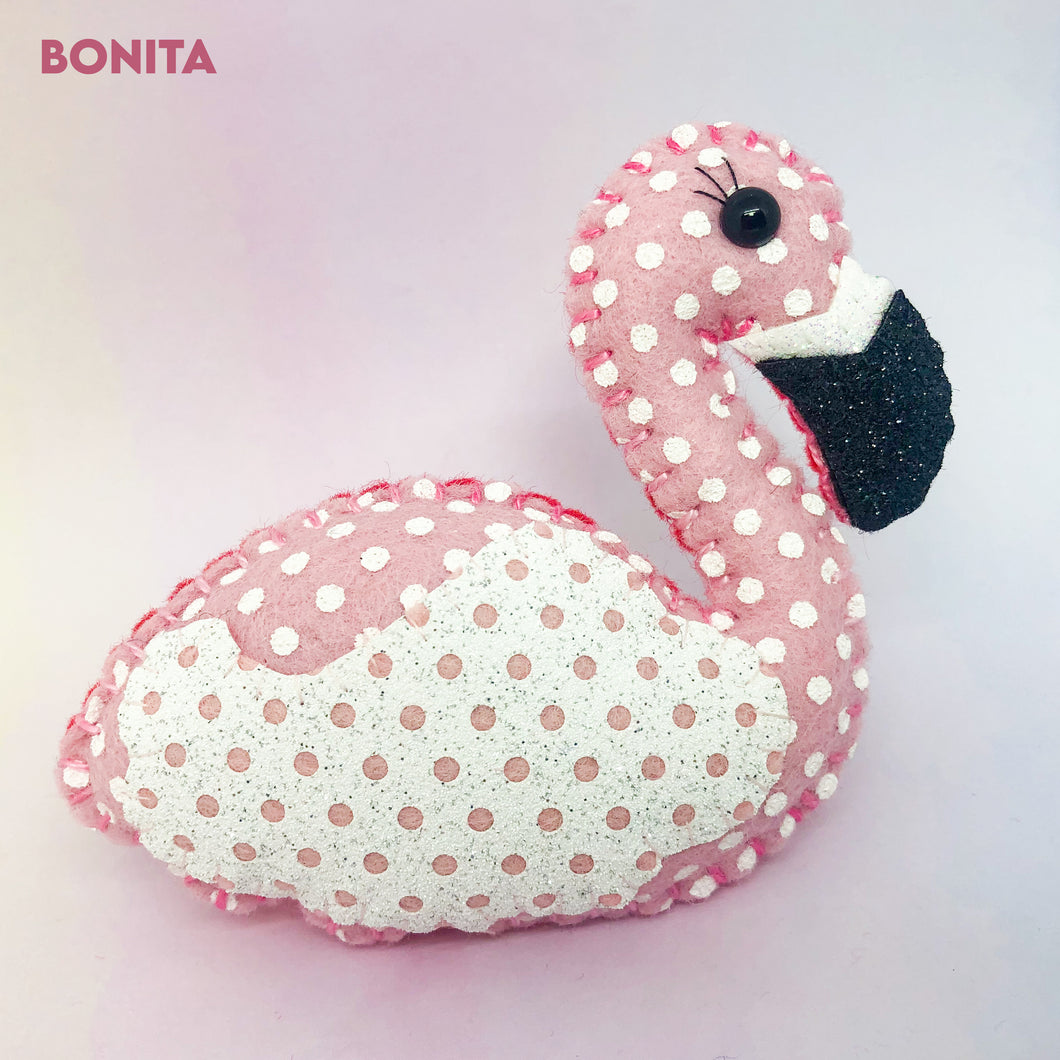 Collectable Pocket Hug -  Bonita Flamingo Essential Oil Diffuser Plushie