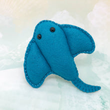 Load image into Gallery viewer, Pocket Hug -  Solid Color Stingrays Essential Oil Diffuser Plushies
