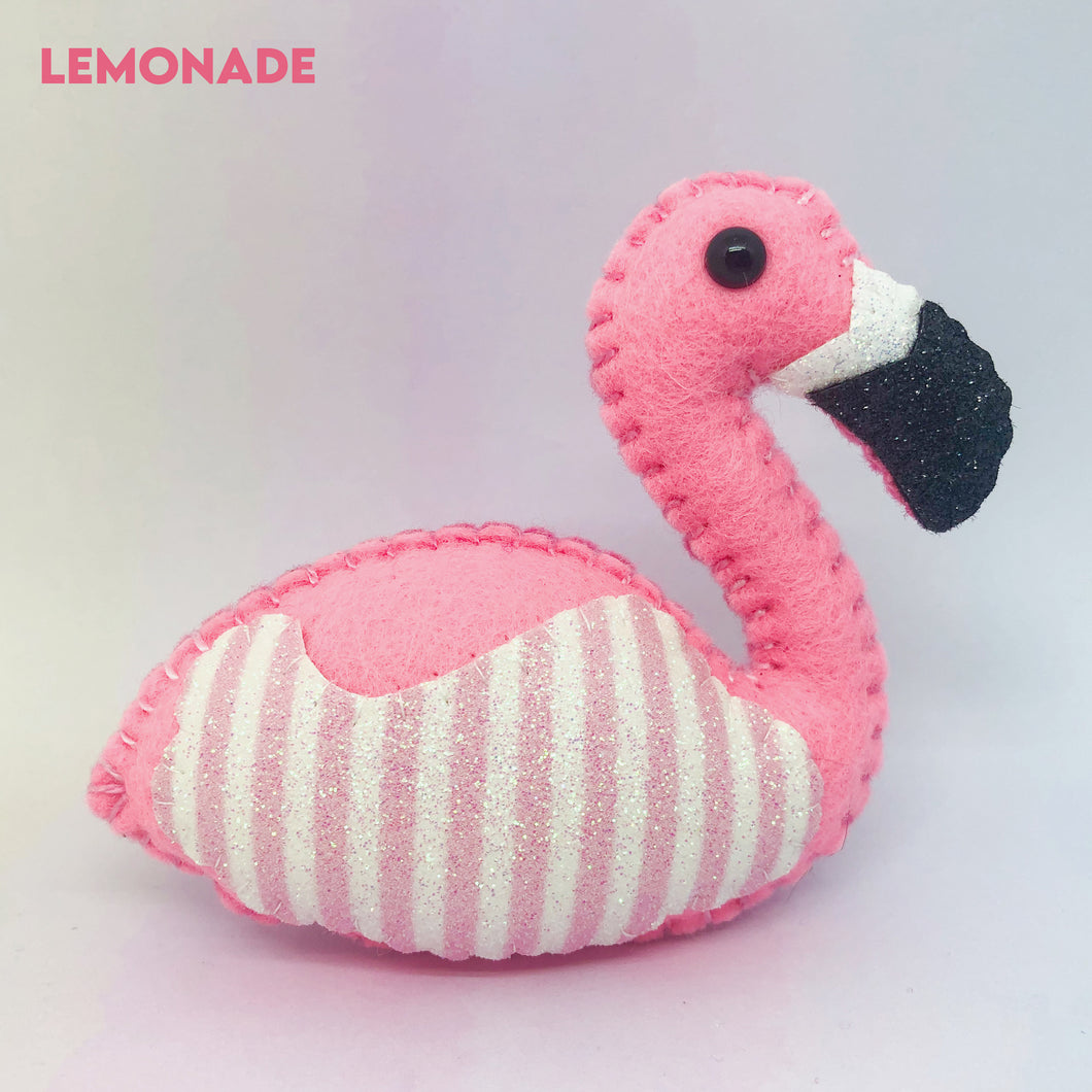 Collectable Pocket Hug -  Lemonade Flamingo Essential Oil Diffuser Plushie