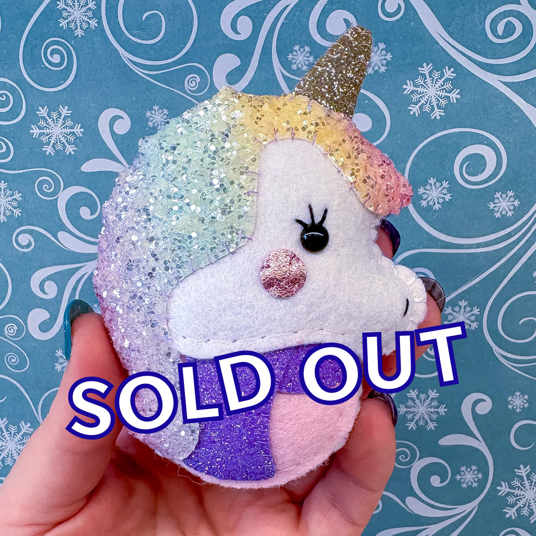 LIMITED EDITION! Collectable Hug -  Scarf Buddy Unicorn Essential Oil Diffuser Plushie