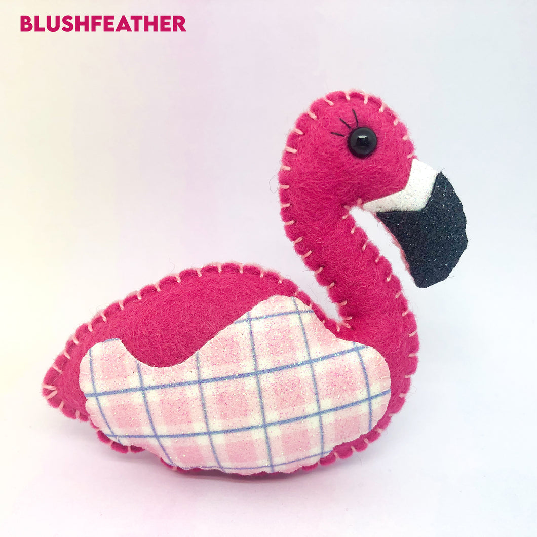 Collectable Pocket Hug -  Blushfeather Flamingo Essential Oil Diffuser Plushie