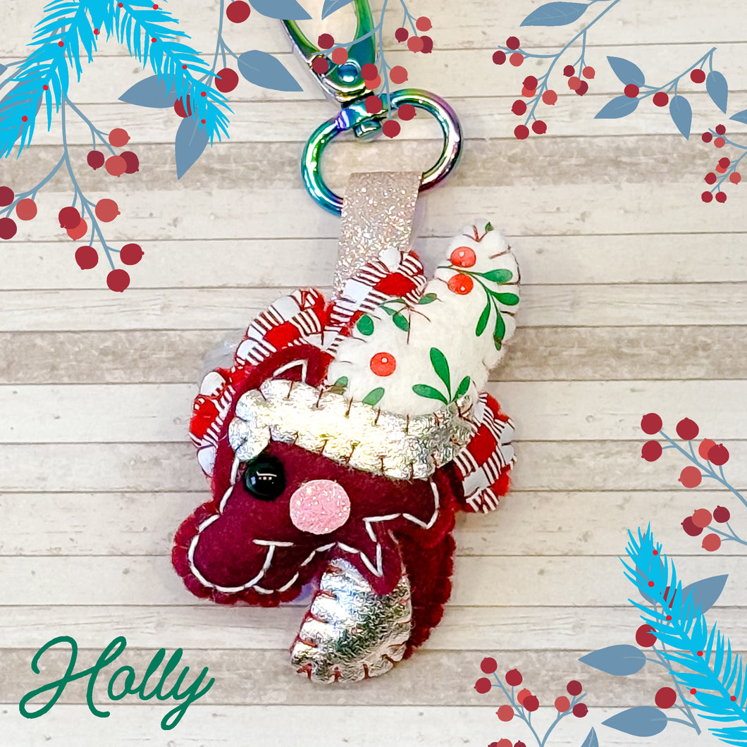 LIMITED EDITION! Collectable Keychain Hug -  Holly Dragon Essential Oil Diffuser Plushie